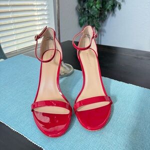 Red Patent Leather Women's Sandals size 11